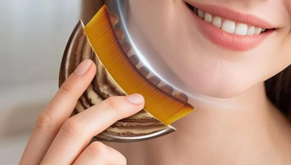 Using lymphatic face brush